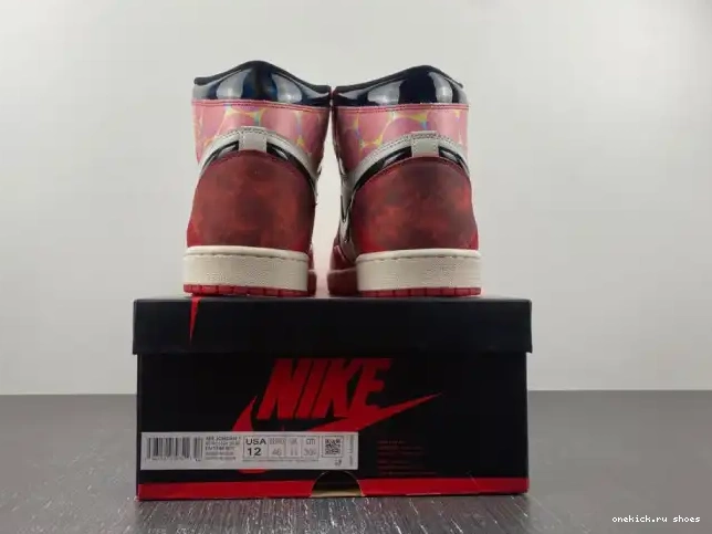 Rep DV1748-601 HIGH THE SPIDER-MAN ACROSS OG JORDAN 1 SPIDER-VERSE 0514